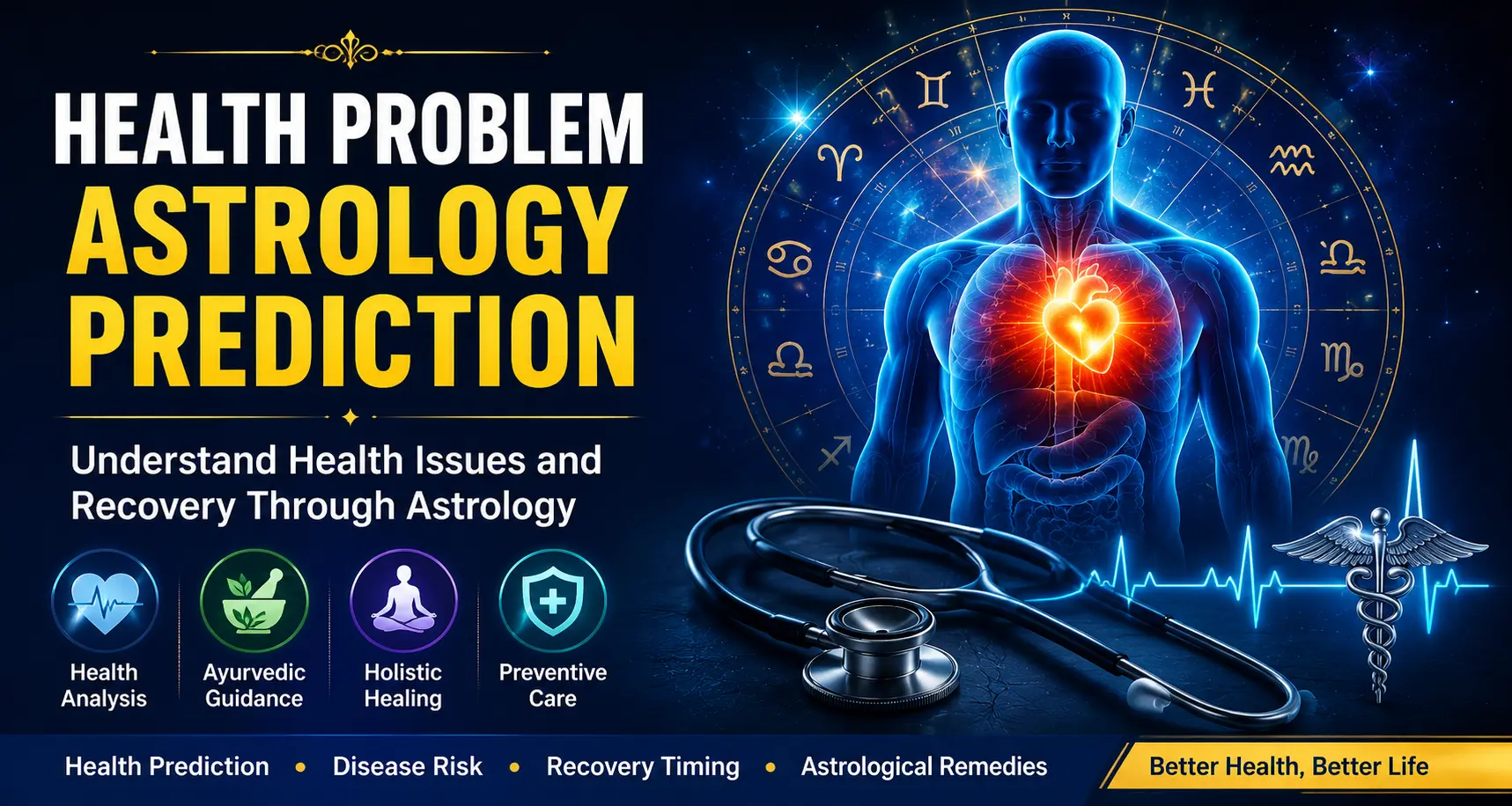 Health Problem Solution Astrology consultation for disease and health remedies